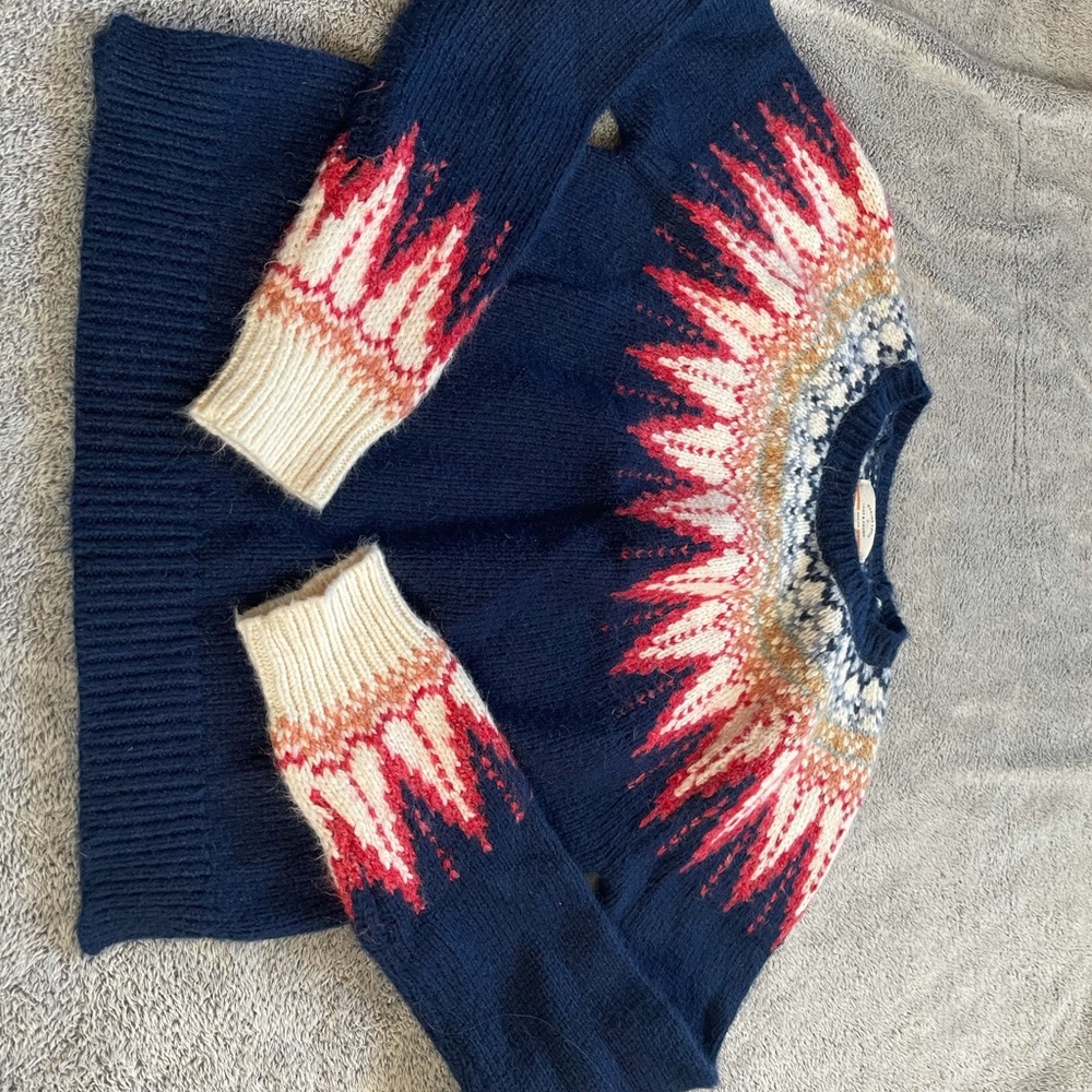 Marine Layer+Lost & Found Tessa Fair Isle Sweater - Picture 6 of 7
